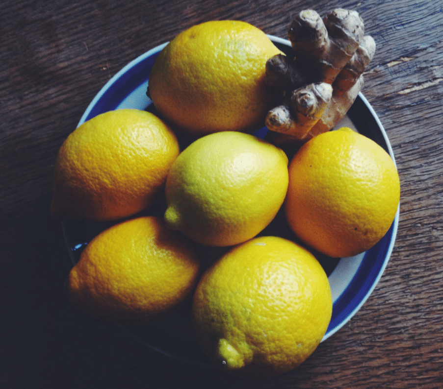 Zitrone und Ingwer